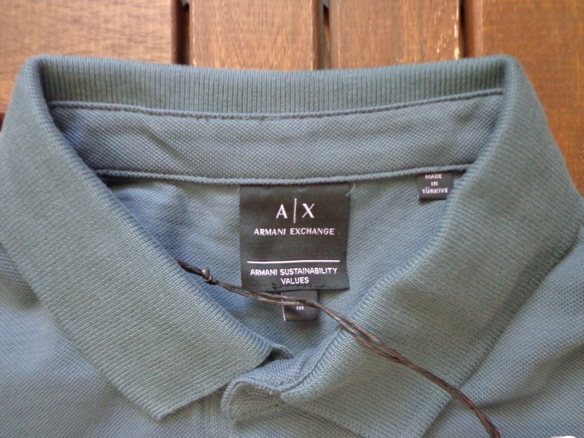 Мъжка поло тениска Armani Exchange Logo Polo T-shirt