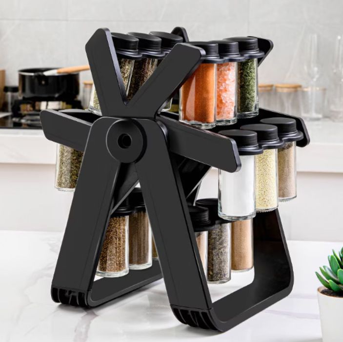 Органайзер за подправки+ 18 бурканчета