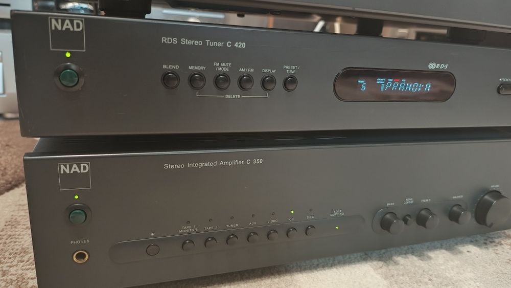 Nad c350 muzică la amplificator preamplificator