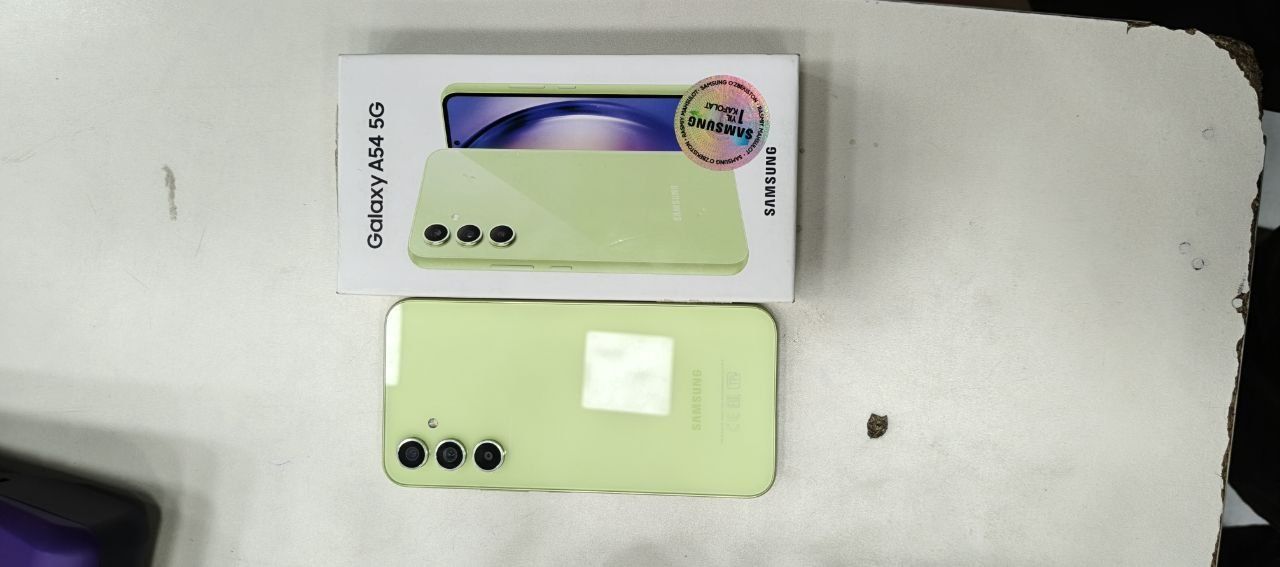 Samsung A54 256 Karobka dakument bor 1yil garantya beramiz