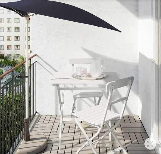 Masa de gradina IKEA - culoarea ALB - Produs NOU