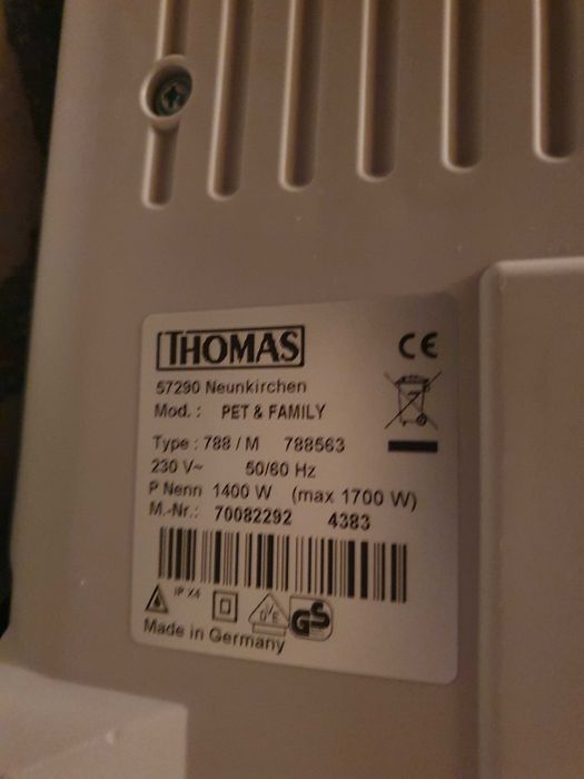 Прахосмукачка Thomas AQUA+ PET & FAMILY