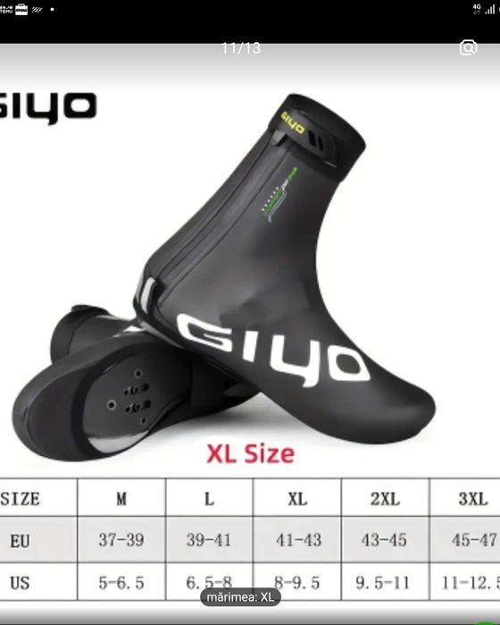 HUSE pantofi ciclism iarna sau vreme rece, protectie apa si vant