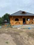 Cabane lemn rotund