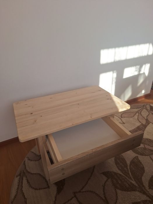 Masuta living/hol/cafea cu sertar din lemn