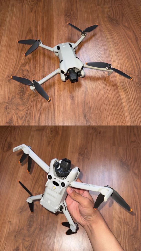 Дрон DJI Mini 4 Pro Fly More Combo Plus (DJI RC 2) белый