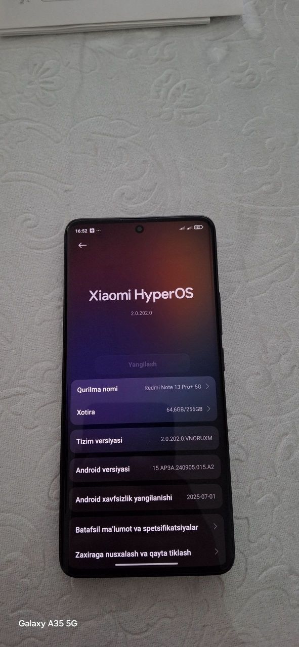 Redmi note 13 pro plus 5G    256/8+4