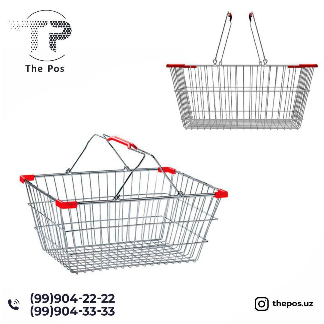 Korzinka, metall savat, do'kon uchun savat,. Корзина для торговых
