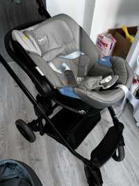 Adamex Marco carucior 3in1 cu scoica Cybex Aton 5 testata ADAC