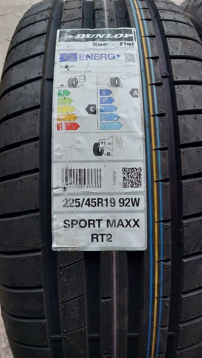 Нови гуми 225/45/19 Dunlop Sport Maxx RT2 2 броя