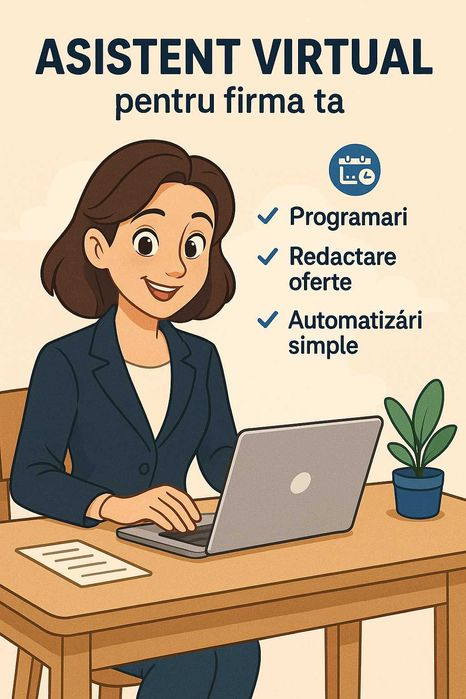 Asistent Virtual pentru firma ta – organizare, email, programări