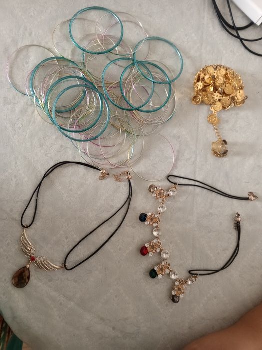 Украшения индийские браслет колье бижутерия