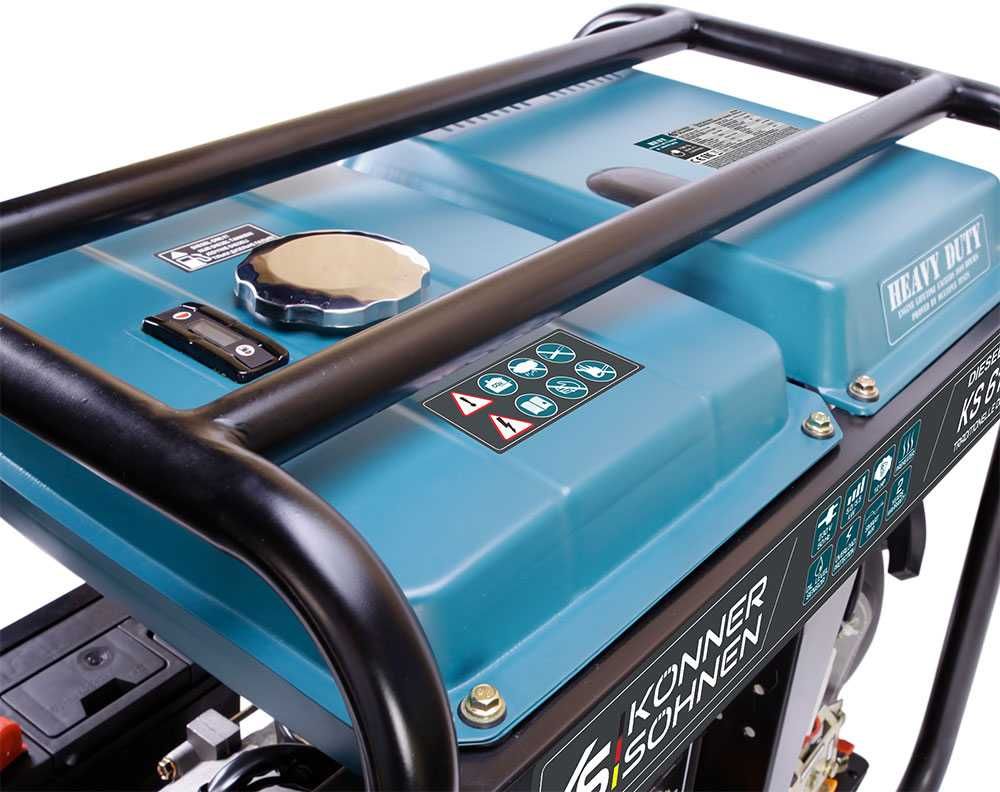 Generator diesel Könner&Söhnen KS 6100HDE EUROV, 230 V monofazic 5,5kW