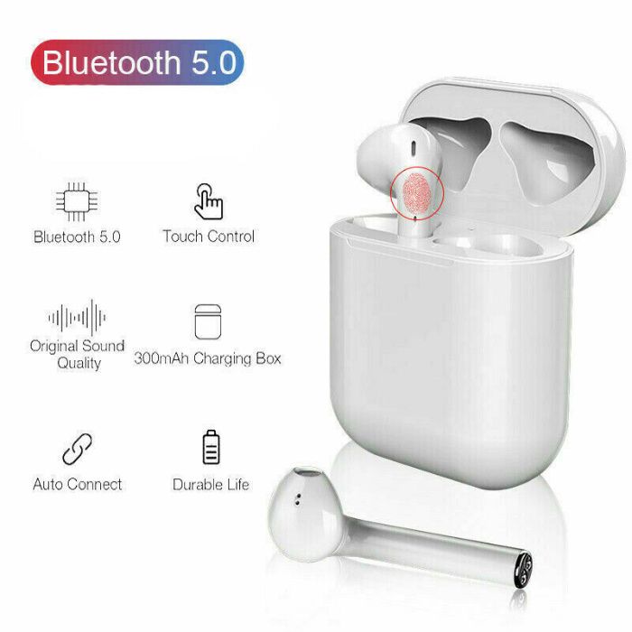 Casti fara fir inPods 12 , Bluetooth 5.0, 10 m stand incarcarcare Noi!