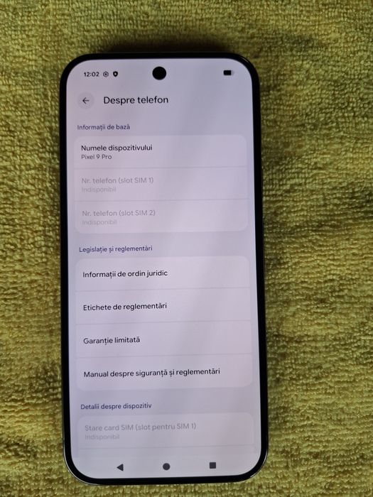 Vând/Schimb Google Pixel 9 Pro 5g 256g Black Liber