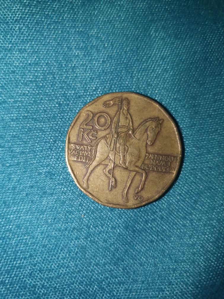 colectie colectionari 20 kc coroane koroane cehia anul 1998 moneda