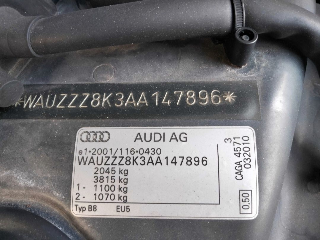 Motor Audi A4 B8 2.0 TDI CAGA CAG E5 Euro 5