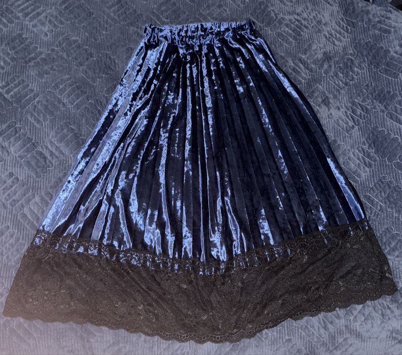 Женская юбка, велюр.