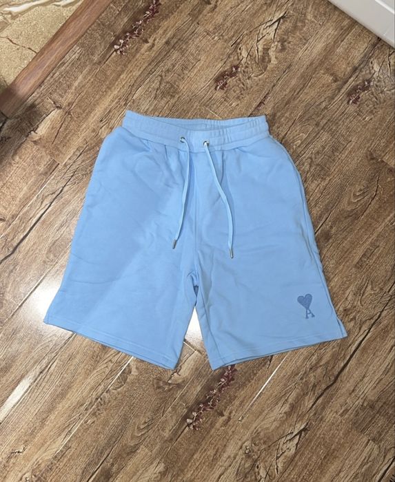 Pantaloni scurti AMI Paris Alexandre Mattiussi Baby Blue S