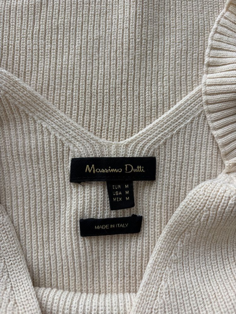 Massimo Dutti топове плетиво, коприна, лен