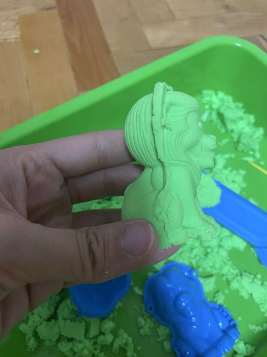 Креативен комплект кинетичен пясък и формички 3D Животни