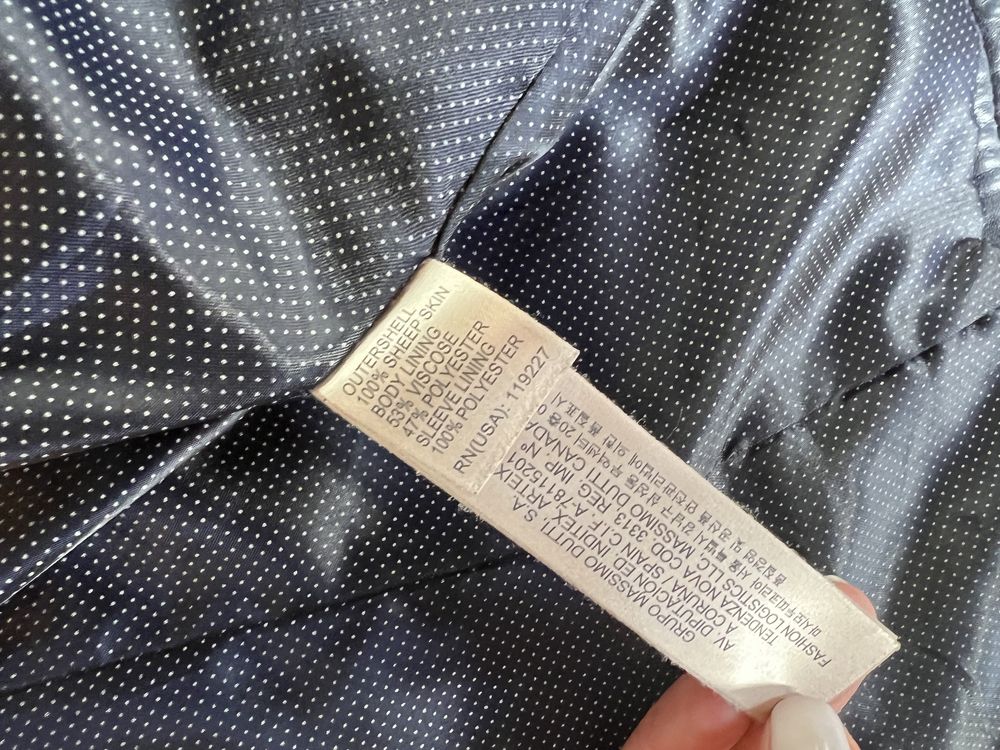 Кожено яке Massimo Dutti