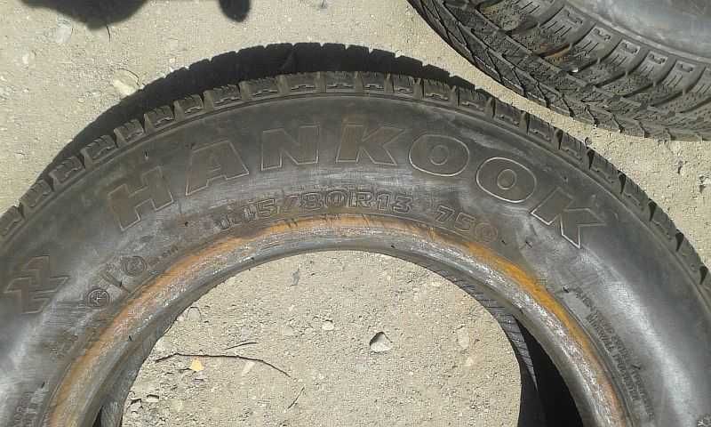 Резина 145/80 R13 - "Hankook W400" (Корея), зимние.