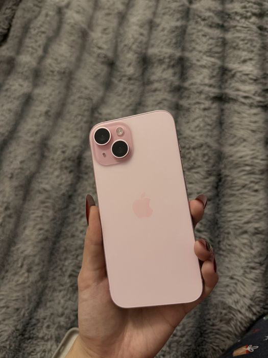 Iphone 15 pink 256 гб 91%