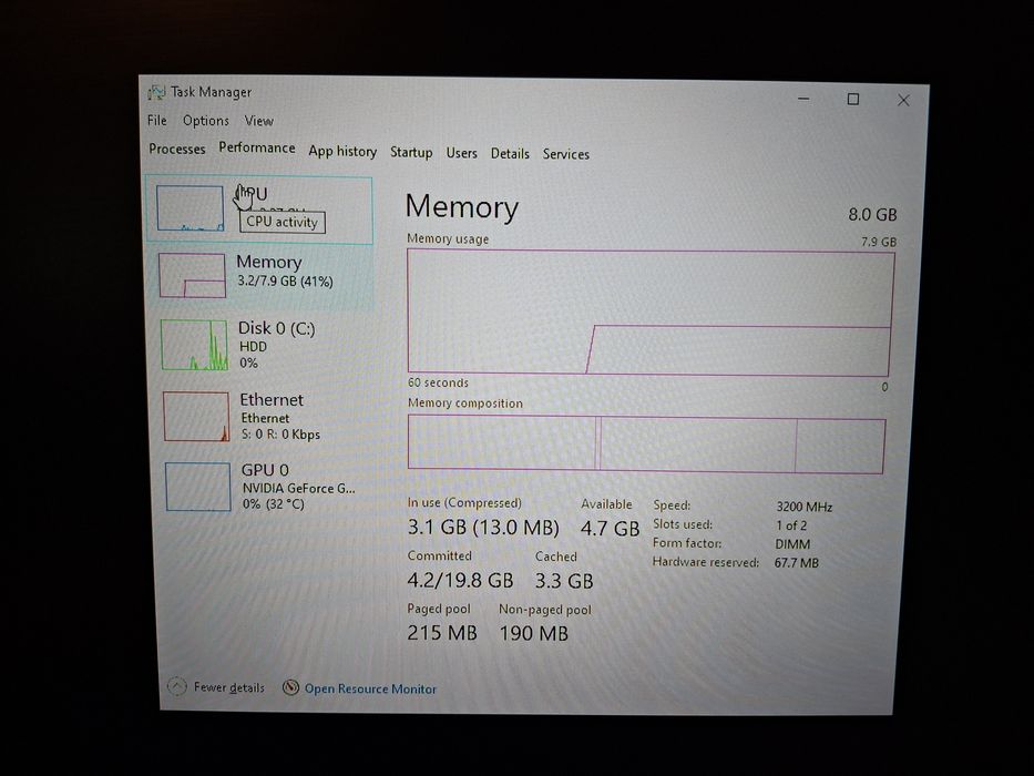 Vând pc gaming gtx1660 ryzen 5 2400g 8gb ram 2t hdd (preț fix)