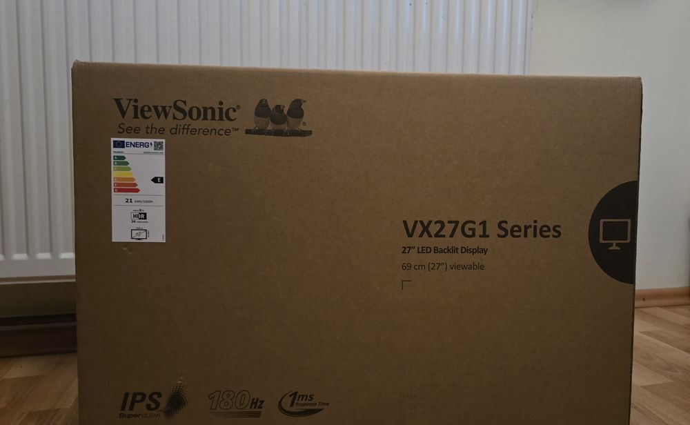 Monitor LED ViewSonic Gaming VX27G1-HD 27 inch FHD IPS 1 ms 180 Hz