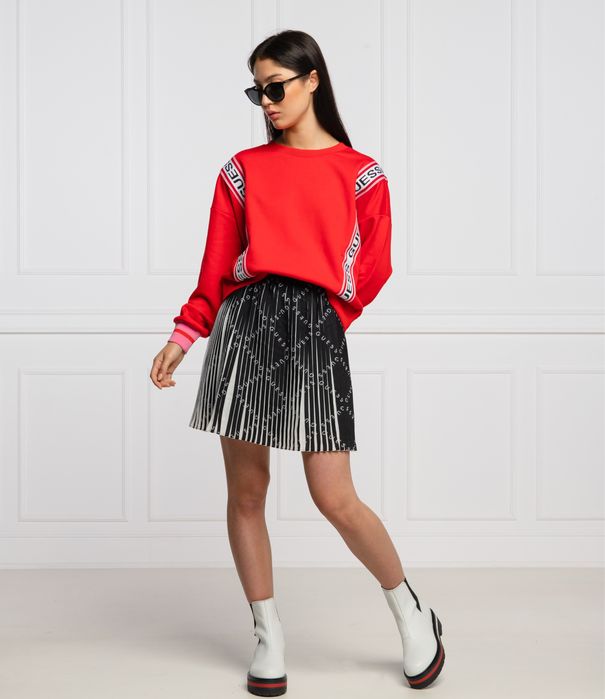 GUESS оригинален суитшърт с дълъг ръкав и щампа