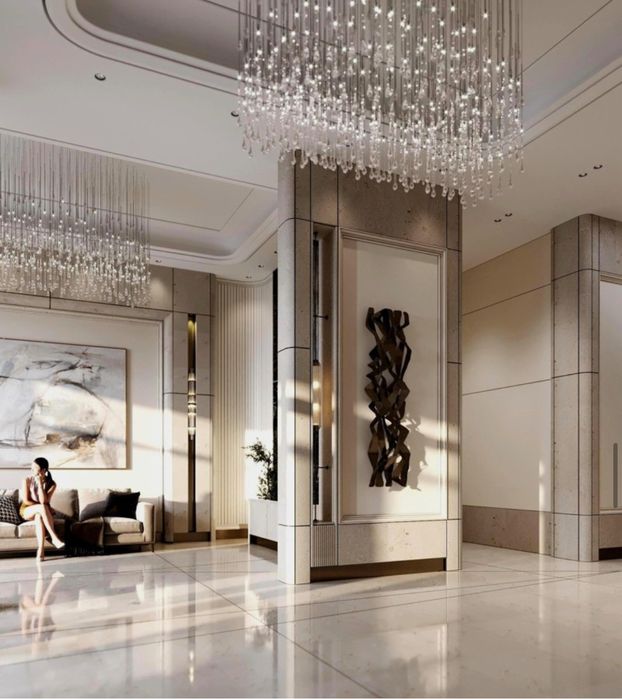 1 комнатная квартира в доме бизнес класса Greenline ЖК 4You 43,87 кв