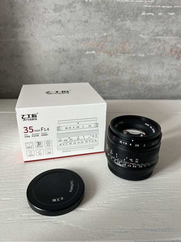 Obiectiv 7Artisans 35mm F1.4 APS-C Fujifilm
