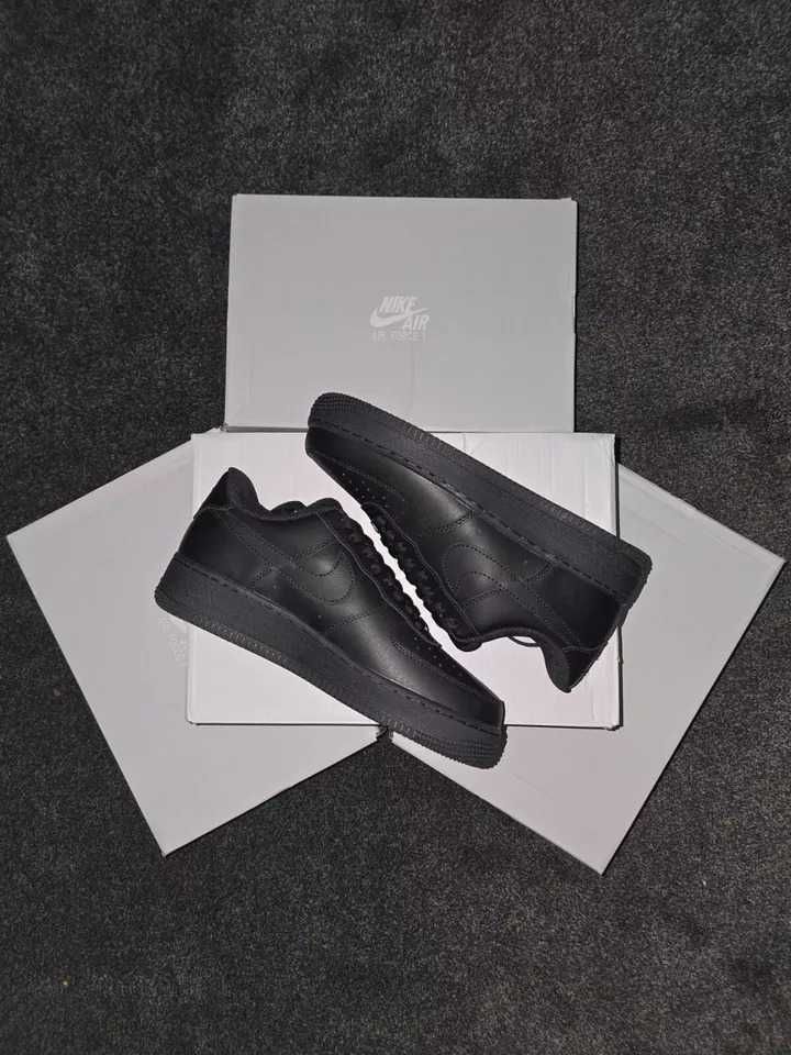 Nike Air Force 1 07' Fully Black (36-47 номер)