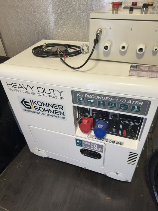 Generator "Könner & Söhnen" KS 9200HDES-1/3 ATSR (EURO V) + ATS