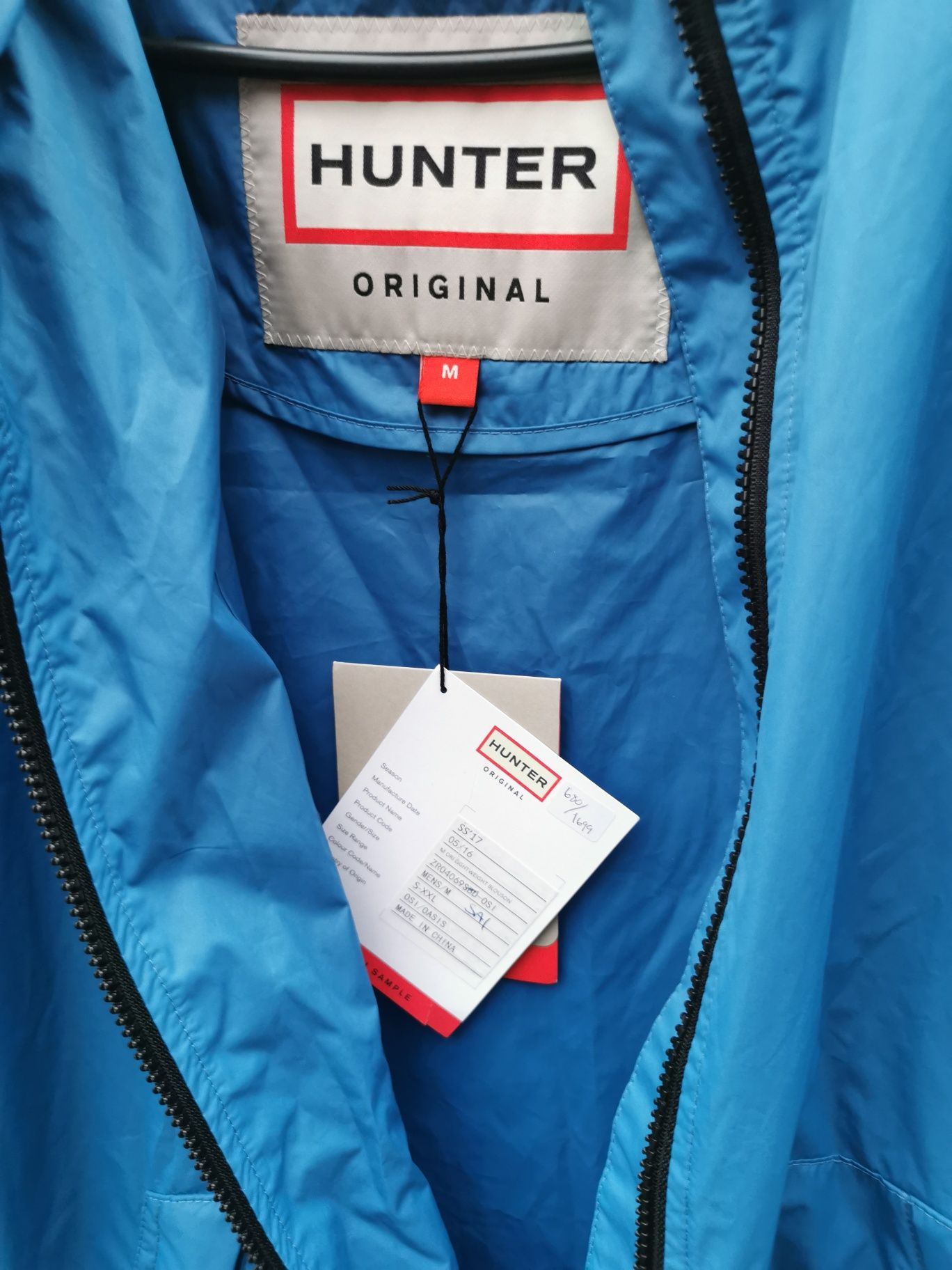 Geacă de ploaie Hunter Blouson M bărbați nouă, outdoor