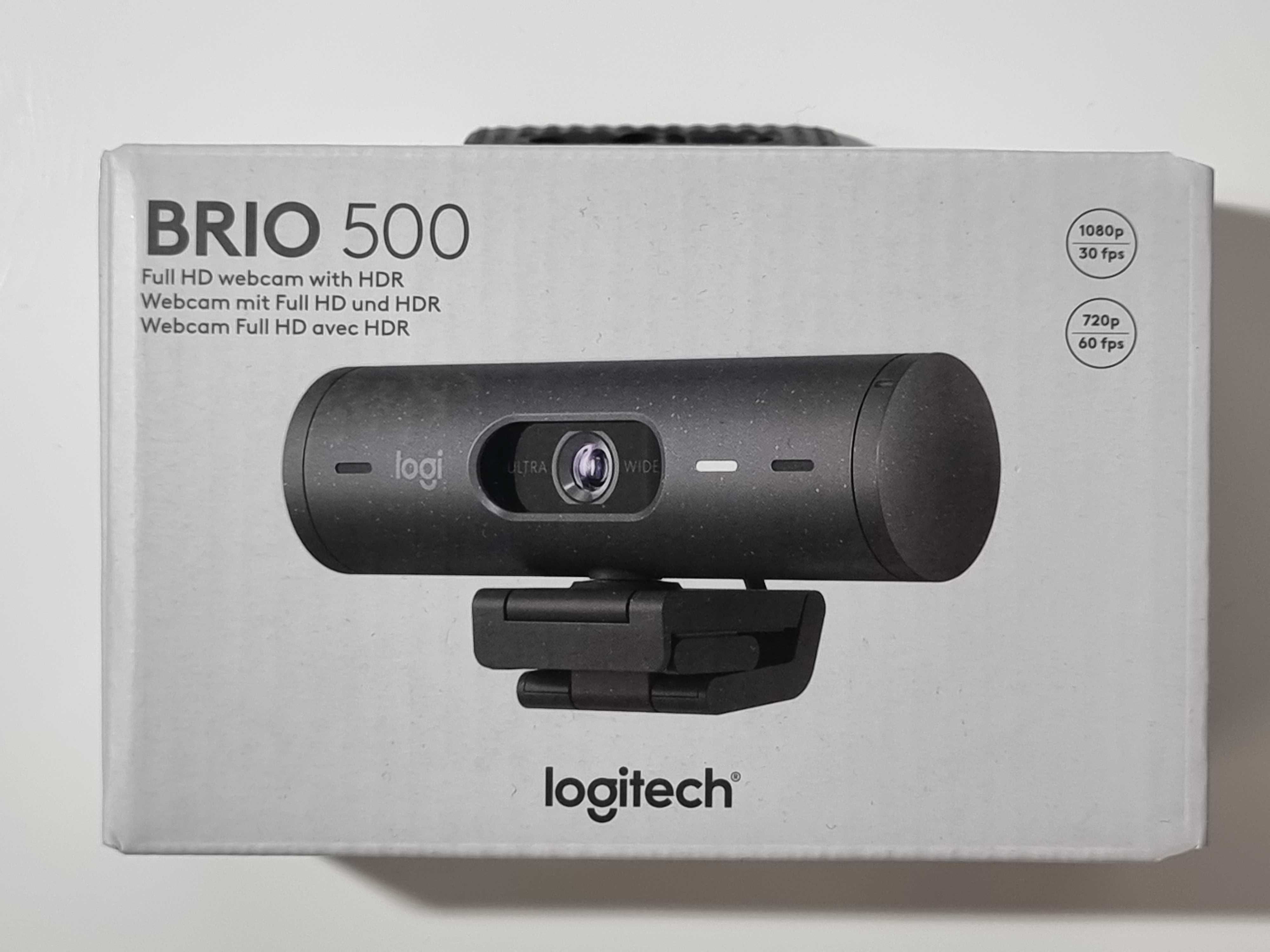 logitech BRIO 500 Full HD Webcam 1080p HDR