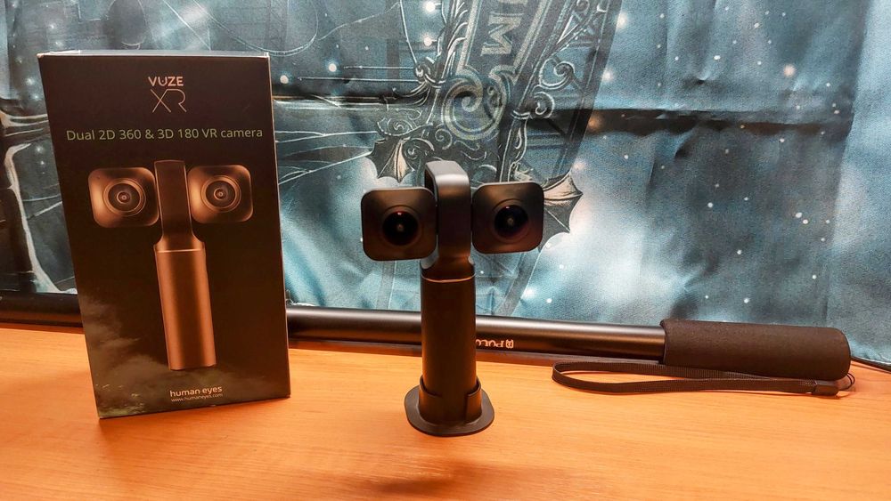 Camera Vuze XR 360 / VR180 / 5.7K + Camera Stick 3 metri