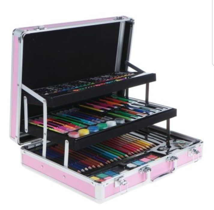 Комплект за рисуване в куфар 158 части