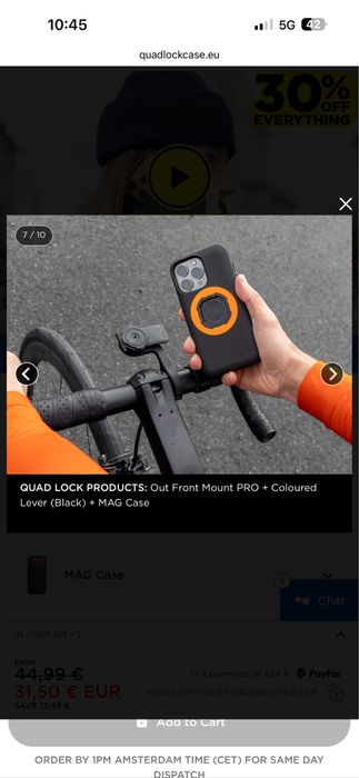 Quadlock case Iphone 17 Pro Max