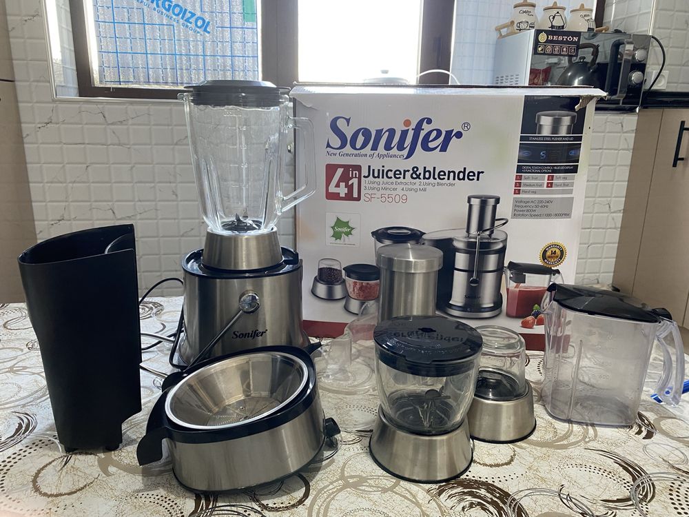 Соковыжималка и блендир 4/1 Sonifer SF-5509 сотилади