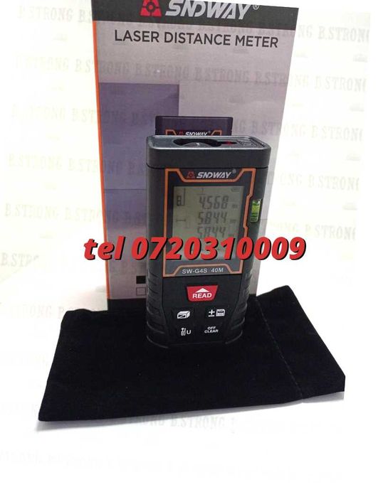Dispozitiv Masura Laser 40m Sndway Digital Portabil Usor De Utilizat