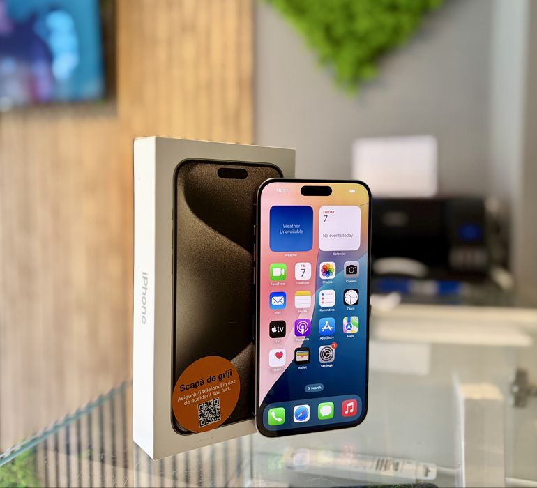 **ATS GSM**ID97495 iPhone 15 Pro Max 256Gb /Baterie100%/Garantie