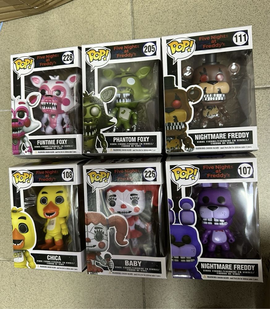 Фигурки Five Nights at Freddy Pop