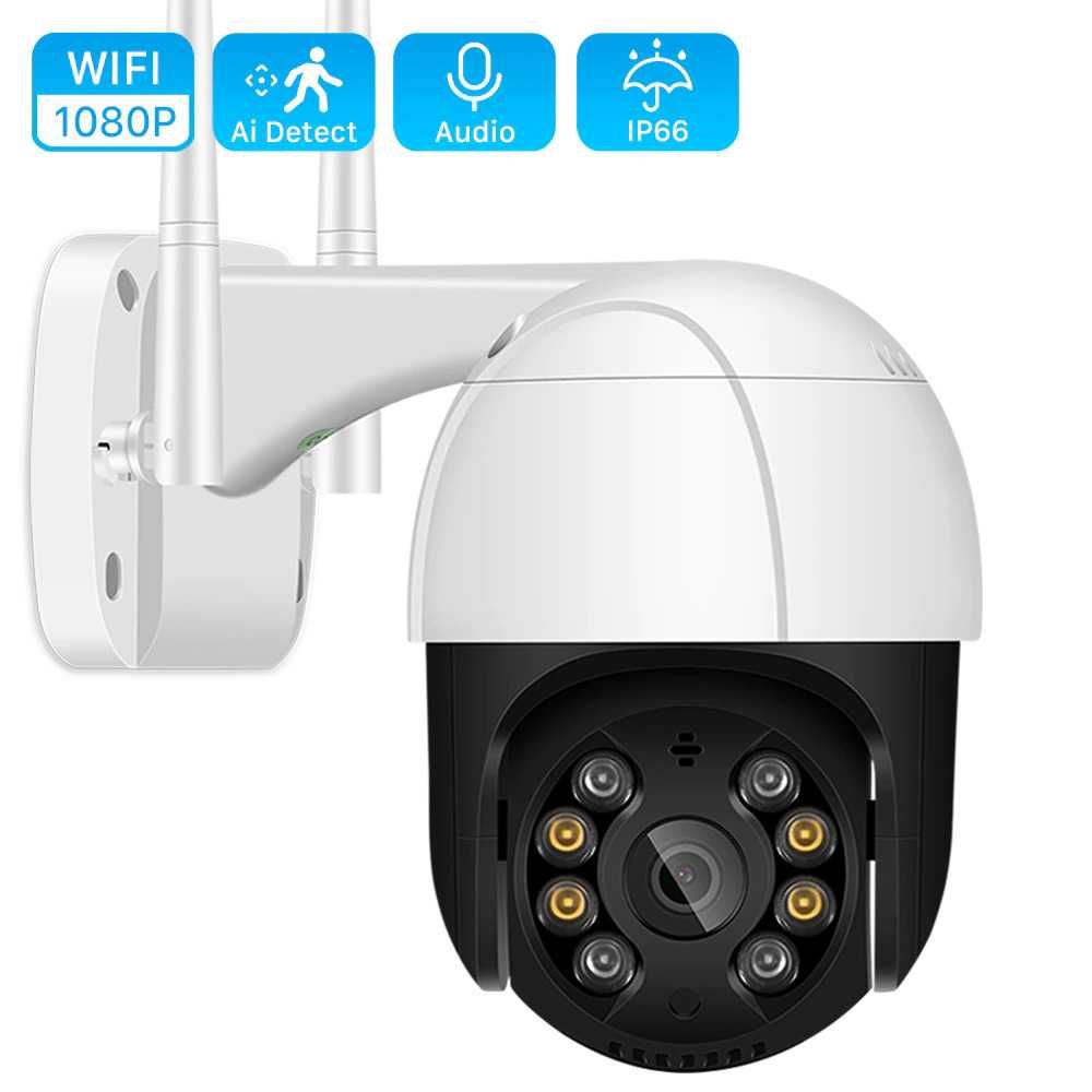 Безжична PTZ WIFI охранителна камера 3MP за видеонаблюдение бебефон