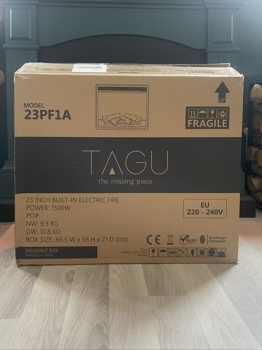 Semineu electric TAGU Helmi, cu focar electric inclus