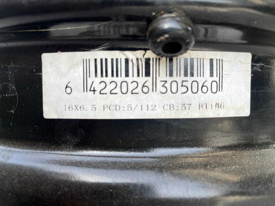 Jante tabla 16" R16 6,5 5X112 ET50 (4 buc) SKODA OCTAVIA 2, SEAT etc