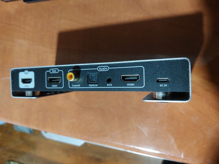 Hdmi ARC audio extractor 4K, 120Hz