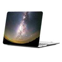 Carcasa protectie Macbook Air 13" A1466 A1369 negru galaxie