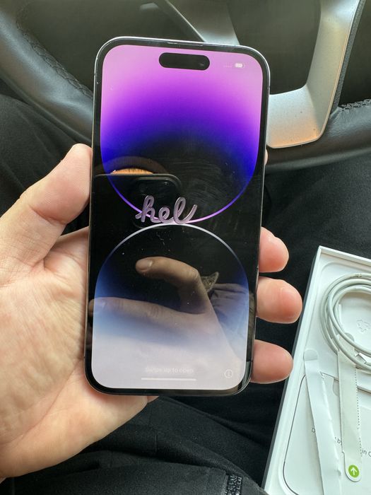 iPhone 14 pro Deep purple 128 gb 83% yemkost